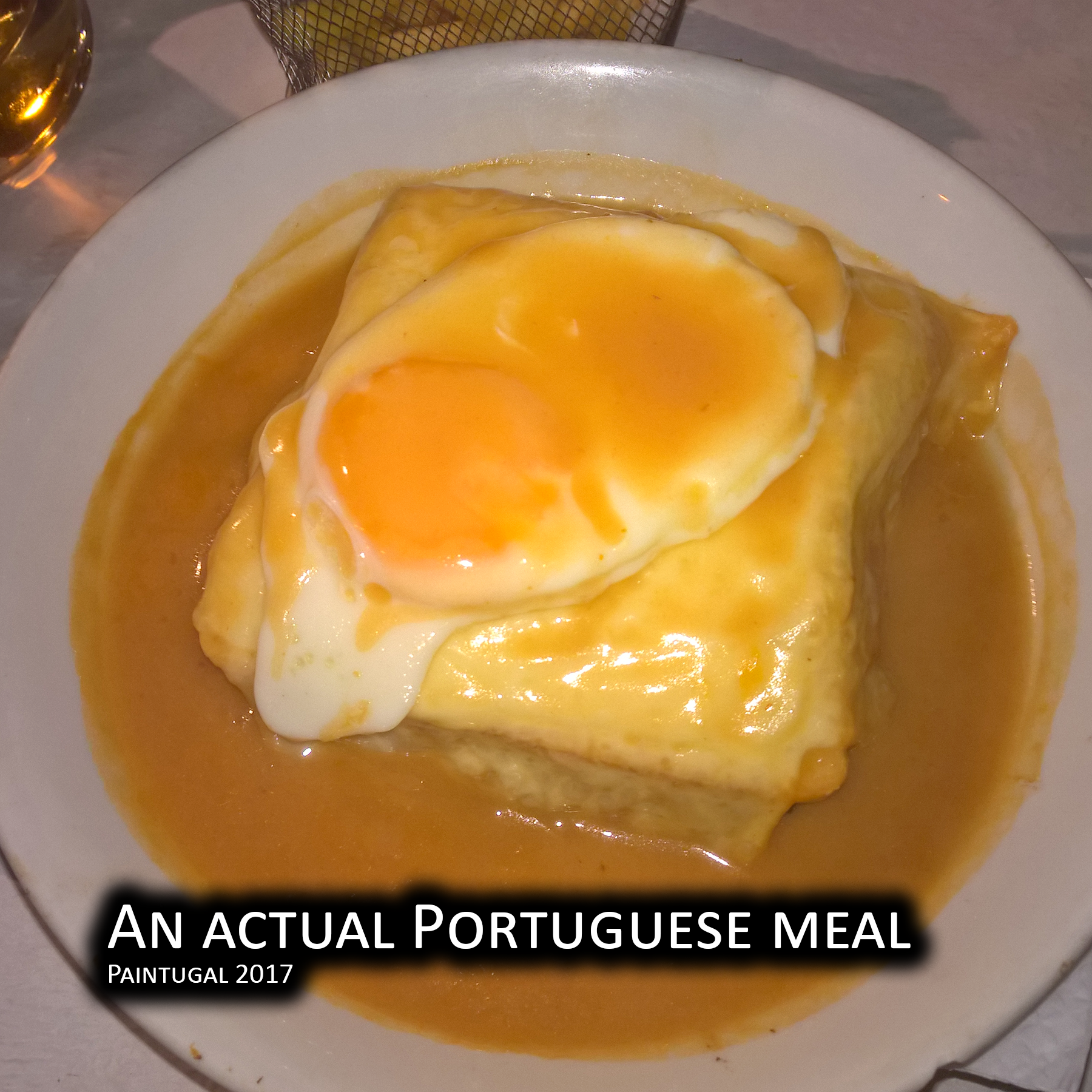 An actual Portuguese meal